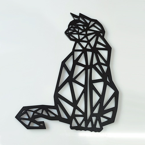 Figura Geométrica Decorativa En Gato A