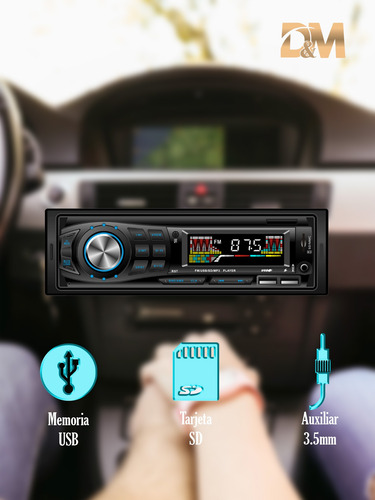 Autoestéreo Genérico Dm 3011 Bluetooth Usb Sd Control Remoto