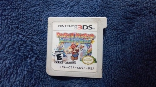 Paper Mario Sticker Star Solo Tarjeta Para Nintendo 3ds