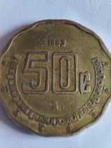 Comprar Moneda 50¢ Centavos Con Error Año 1893 Error Acuñación 