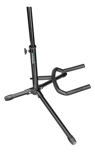 Suporte Para Violão Guitarra Baixo Pedestal C/ Trava Sonoros Cor Preto