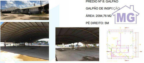 Imagem 23 de 28 de Galpão Para Alugar, 6529 M² Por R$ 84.000,00/mês - Parque De Tubos - Macaé/rj - Ga0151