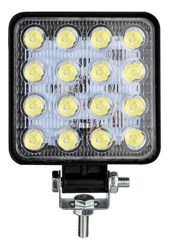 Barra Led Faro Auxiliar 16 Led 48w Cuatri 4x4 Agro X6 