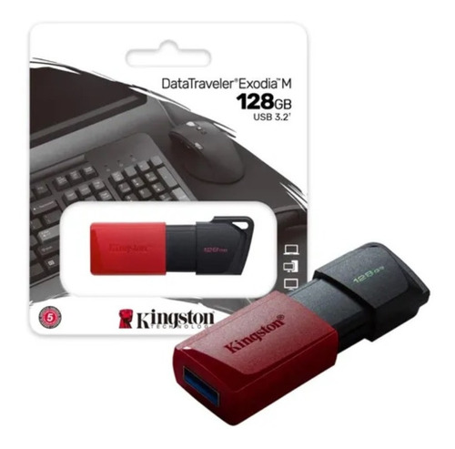 Memoria Usb Kingston 128gb Usb 3.2 Original Sellado*