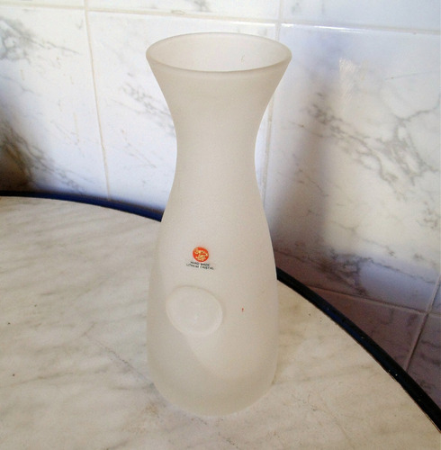 Botella Cola Mono Opalina Cristal Litio Mas 3 Vasos Vintage