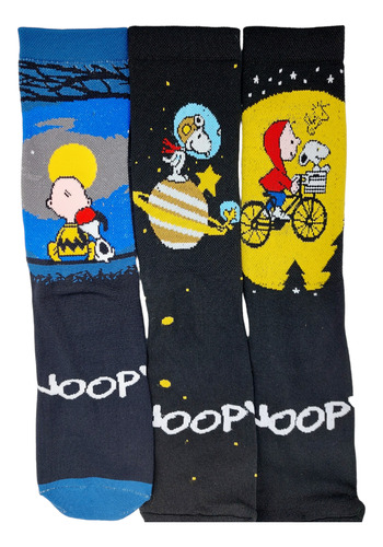 Calcetas Snoopy Lunar Peliculas Calcetas Caricaturas Sport 