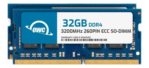 Owc 64gb (2x32gb) Ddrmhz Pccl22 2rx8 So-dimm 1.2v 260-pin