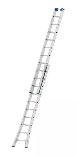 Escalera Aluminio Extensible PRO Triple 10 Peldaños - 3x3x3 m Orework