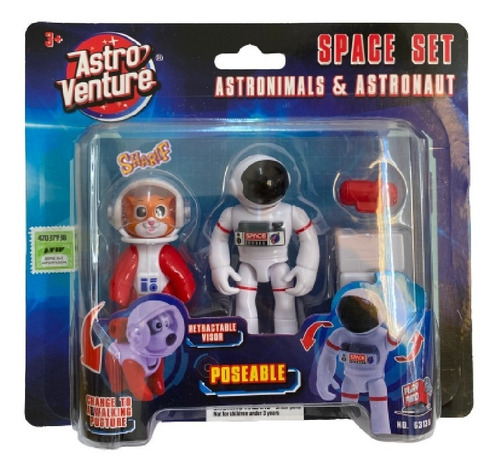 Astro Venture Set X2 Astronauta Y Mascota - Sharif Express