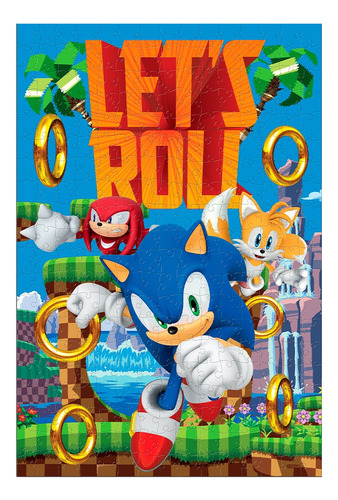 Rompecabezas Sonic 3d Lenticular 300 Piezas