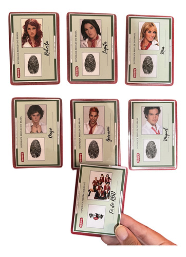Identidade Rg De Fã Rebelde Rbd Novela Mexicana 7 Unidades