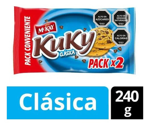 Galletas Kuky Clasica Mckay Pack 2*120(3 Unidad)-super