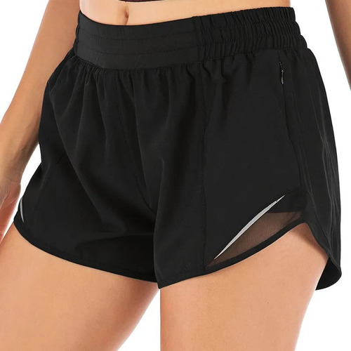 Short Corto Lululemon Dama Talla 4 Color Negro (Usado)