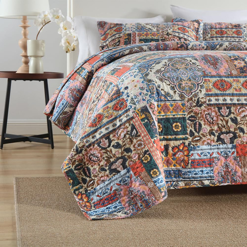 Juego De Colchas Y Edredones -gorgeous Bohemian Flower