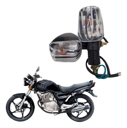 Direccionales (x2) Para Gs 125 Suzuki Color Transparente