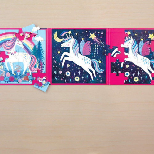 Rompecabezas Magnético Magical Unicorn. Incluye 2 Rompecabez
