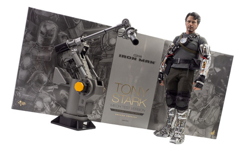 Tony Stark Mech Test Deluxe Version Hot Toys
