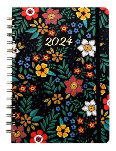 Cuaderno En Espiral 2024planner Para Escribir, Agenda Y Agen