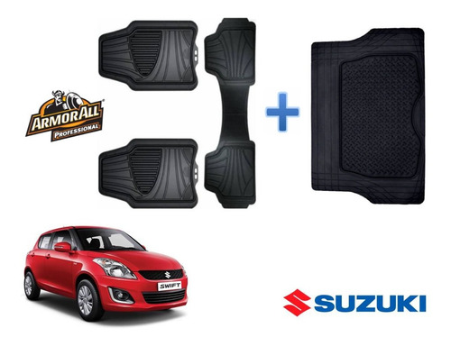 Tapetes Uso Rudo + Cajuela Suzuki Swift 2012 A 2017 Armor 