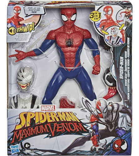 Marvel Spider-man Maximum Venom Titan Hero Series 3 En 1