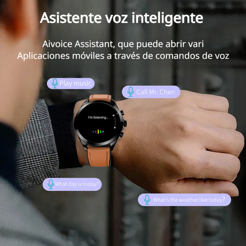 Reloj Inteligente Para Hombre Ecg+ppg Glucemia Llamada Y