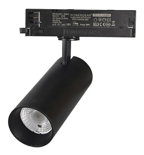 Foco Decorativo Riel 40º Trifásico 20w Neutro/ Hb Led