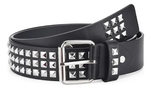 Punk Belt Studs Y2k Jeans Urbano Unissex | MercadoLivre