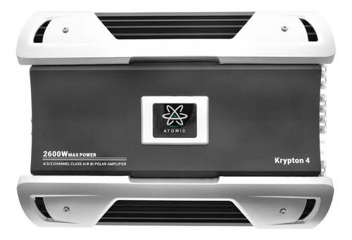 Amplificador 4 Canales Atomic Krypton4 2600w Negro