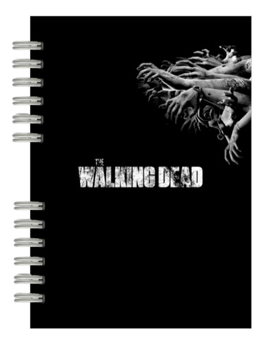 Agenda Perpetua The Walking Dead Black + Chapita De Regalo