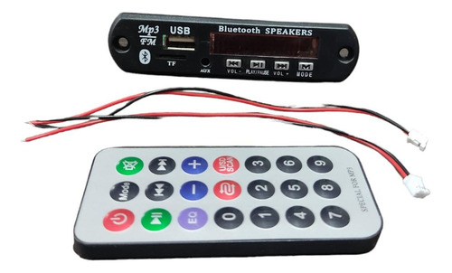 Modulo Amplificador 25 X 2 50 Wats Bluetooth 5,0 Fm Radio