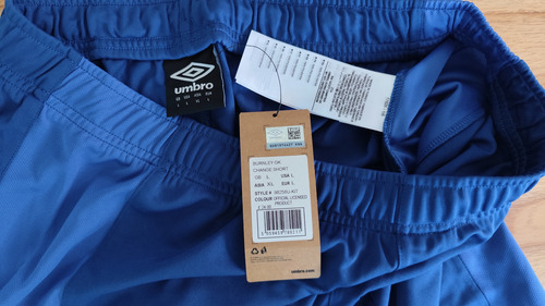 Short Burnley De Inglaterra De Entrenamiento Talle L Umbro
