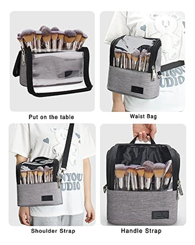 Estuche De Pie Para Brochas, Soporte Y Bolsa De Viaje Profes