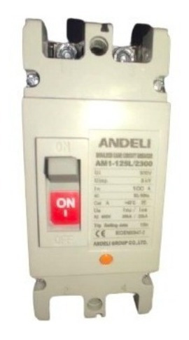 Breaker 2 X 80 Amp Caja Moldeada Serie Am1  Marca Andeli