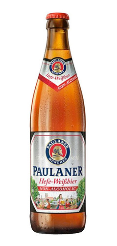Imagem 1 de 1 de Cerveja Paulaner Weissbier (sem Álcool) 500ml