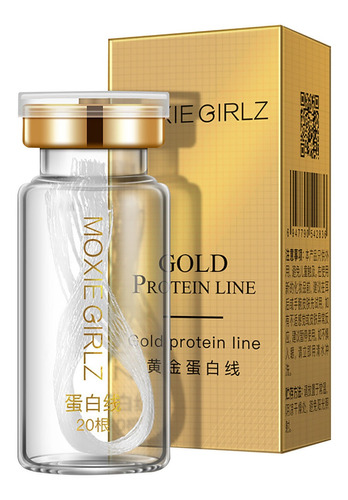 O Hilo De Proteína Soluble Combinado Con Nano Gold Essenc 08