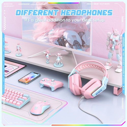 Audifono Gamer Onikuma X13 Cn Luzcancelacion Ruido Microfono