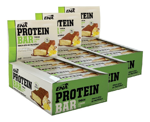 3 Cajas Protein Bar Ena Barra Proteica Proteina En Barra