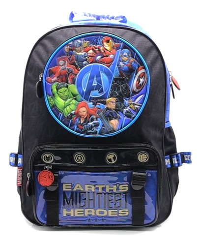 Mochila Escolar Cresko Avengers Marvel 18p Espalda