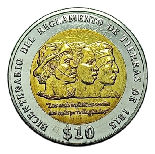 Uruguay - 10 Pesos 2015 Bicentenario - Km 141 (ref C1)