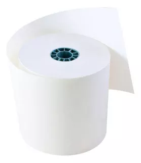 Caja Papel Rollo Termico PCM 80x70 Mm 50 Pzas Alto Rendimiento Color Blanco