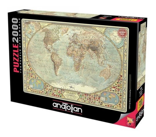 Anatolian - Puzzle 2000 Piezas World Map