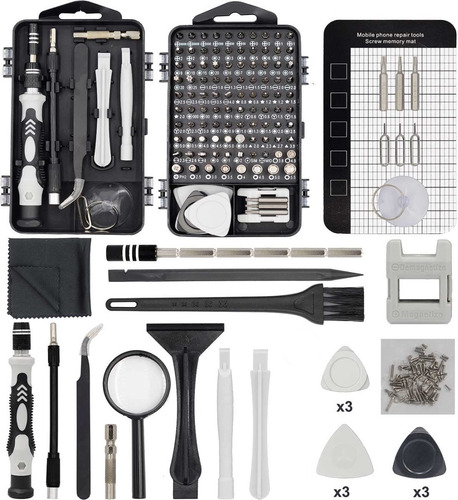 Imagen 2 de 2 de Kit De Reparación Electronica Profesional 130 Piezas