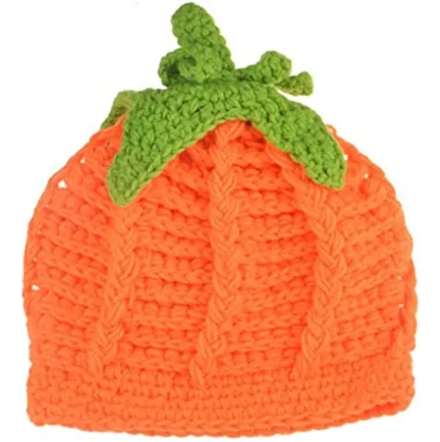 Gorro De Calabaza De Ganchillo Para Bebé