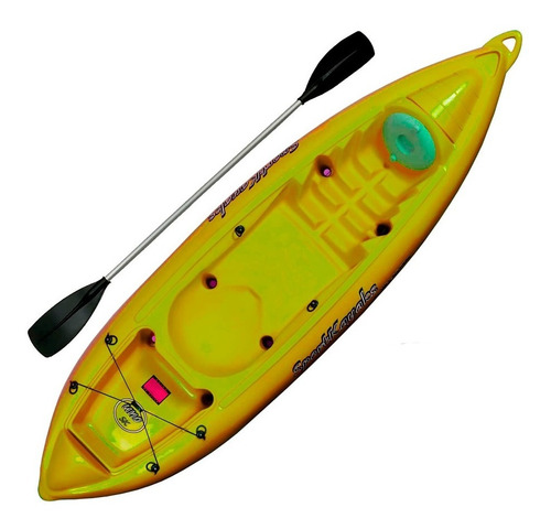 Kayak Sportkayas S K1 Reforzados + Remo Envio Gratis
