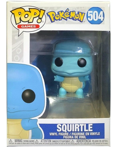 Funko Pop Pokemon Squirtle (504)