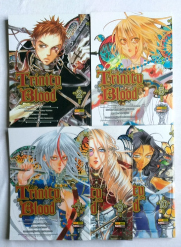 Mangá Trinity Blood 5 Edições N°2-5-7-9-10