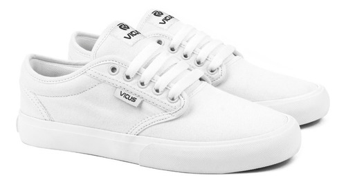 Imagen 2 de 6 de Zapatillas Vicus Folk Lona Blanco