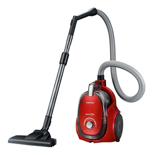 Imagen 6 de 9 de Aspiradora Samsung Sin Bolsa 2000 W Roja Vc20ccnmarf Color Rojo