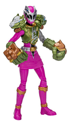 Figura De Acción Power Rangers Dino Fury Ranger Rosada