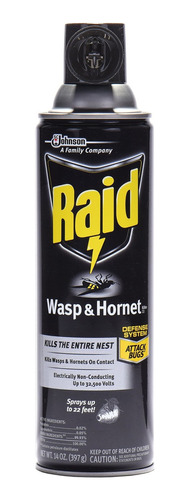 Raid Killer 33 Aerosol Para Avispas Y Avispones, 14 On